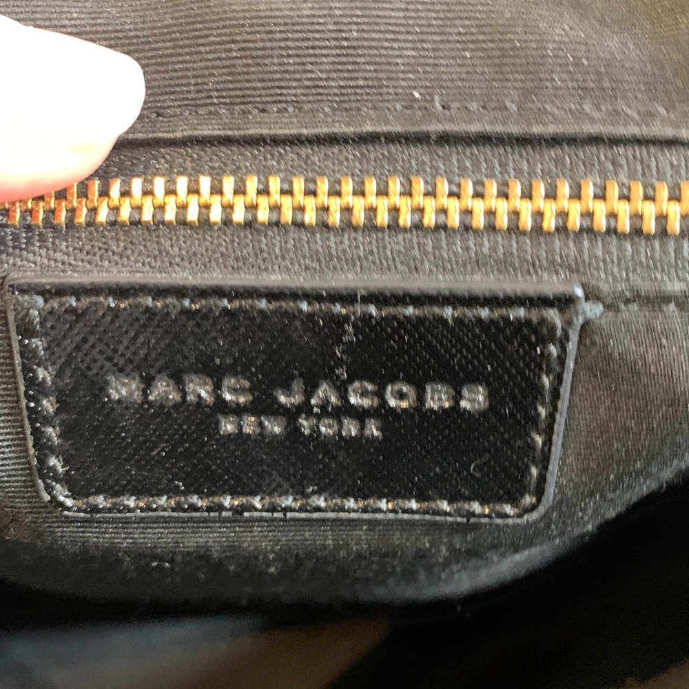 Marc Jacobs Black and Pink Backpack with Gold Accents - Picture 6 of 8